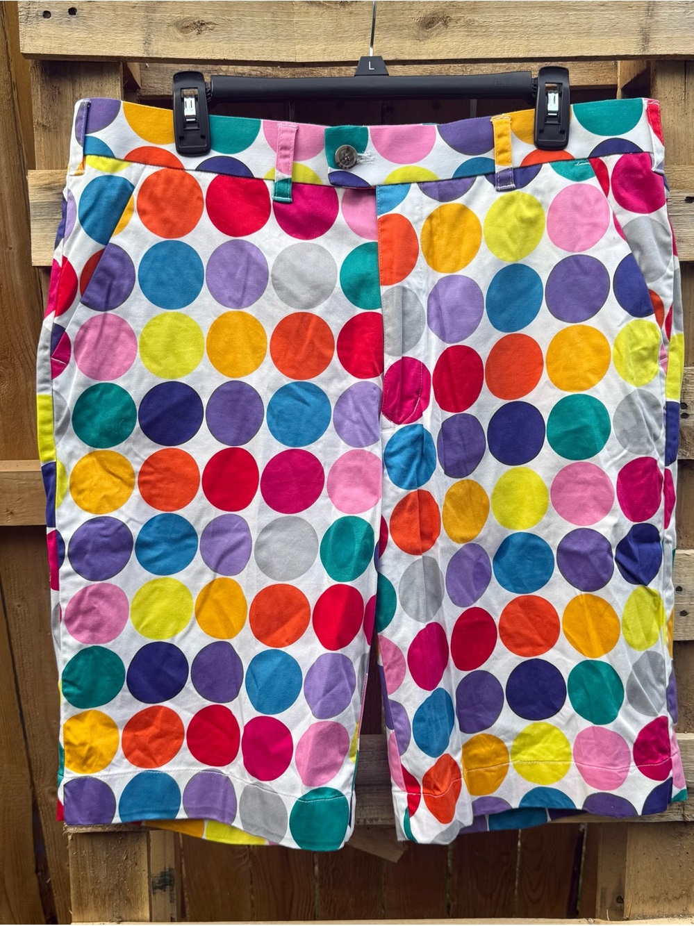 Loudmouth “Fairway Disco Balls” Golf Shorts Size 36